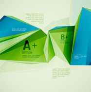 Geometric shapes in the air Vector abstract background N150