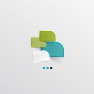Modern abstract geometric info banner N86