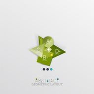 Modern abstract geometric info banner N88