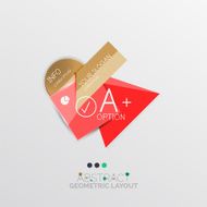 Modern abstract geometric info banner N99