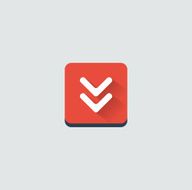 Colorful download web button Modern flat design N32