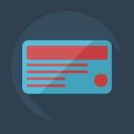 Flat concept set modern design with shadow marketing sales N3