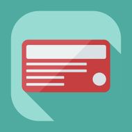 Flat concept set modern design with shadow marketing sales N4