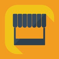 Flat concept set modern design with shadow marketing sales N7