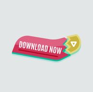 Colorful download web button Modern flat design N36