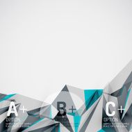Geometric shapes in the air Vector abstract background N156