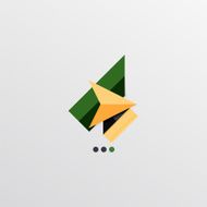 Modern abstract geometric info banner N101