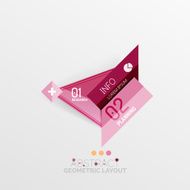 Modern abstract geometric info banner N106