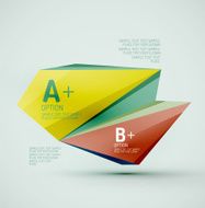Geometric shapes in the air Vector abstract background N166