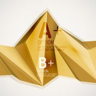 Geometric shapes in the air Vector abstract background N167