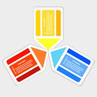 Color pencil illustration for infographics Vector N2