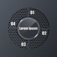 circle modern infographic realistic design elements