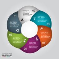Vector circle element for infographic N38