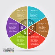 Vector circle element for infographic N39