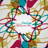 Colored shapes Abstract background vector graphics N3