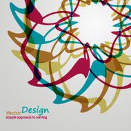 Colored shapes Abstract background vector graphics N4