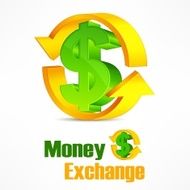 Dollar symbol with arrow