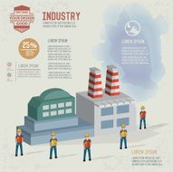 Factory industry and engineering design vector N2