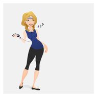Girl in sport clothes N3