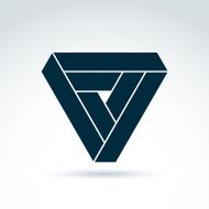 Abstract symbol vector graphic design element icon N6