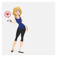 Girl in sport clothes N5