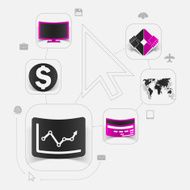 business sticker infographic N11