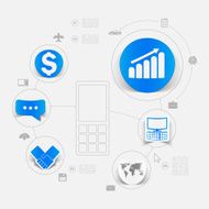 business sticker infographic N13