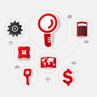 business sticker infographic N15