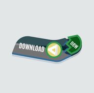 Colorful download web button Modern flat design N51