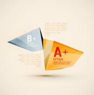 Geometric shapes in the air Vector abstract background N181