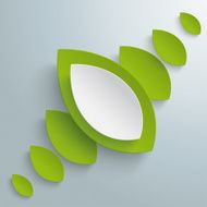 Green Leaves Background Line PiAd