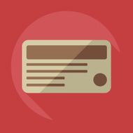 Flat concept set modern design with shadow marketing sales N13