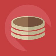 Flat concept set modern design with shadow marketing sales N15