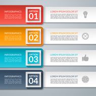 Business infographic design template