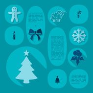 Christmas flat infographic N23