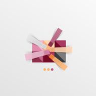 Modern abstract geometric info banner N118