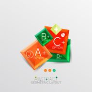 Modern abstract geometric info banner N124