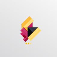 Modern abstract geometric info banner N130