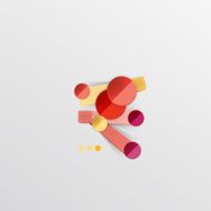 Modern abstract geometric info banner N132
