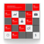 Abstract paper infographic N36