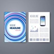 Templates Design Set of Web Mail Brochures Mobile Technology Infographic N53
