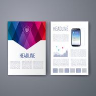 Templates Design Set of Web Mail Brochures Mobile Technology Infographic N55