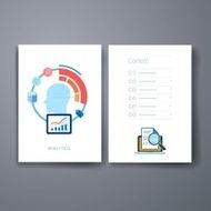 Templates Design Set of Web Mail Brochures Mobile Technology Infographic N70