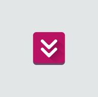 Colorful download web button Modern flat design N60