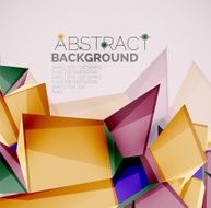 Geometric shapes with sample text Abstract template N120