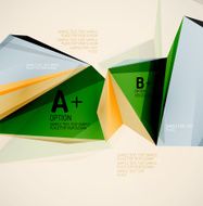 Geometric shapes in the air Vector abstract background N185