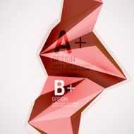 Geometric shapes in the air Vector abstract background N187