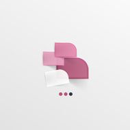 Modern abstract geometric info banner N141