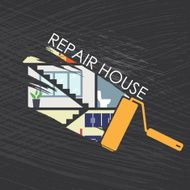 House remodeling infographic Vector N5