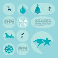 Christmas flat infographic N26